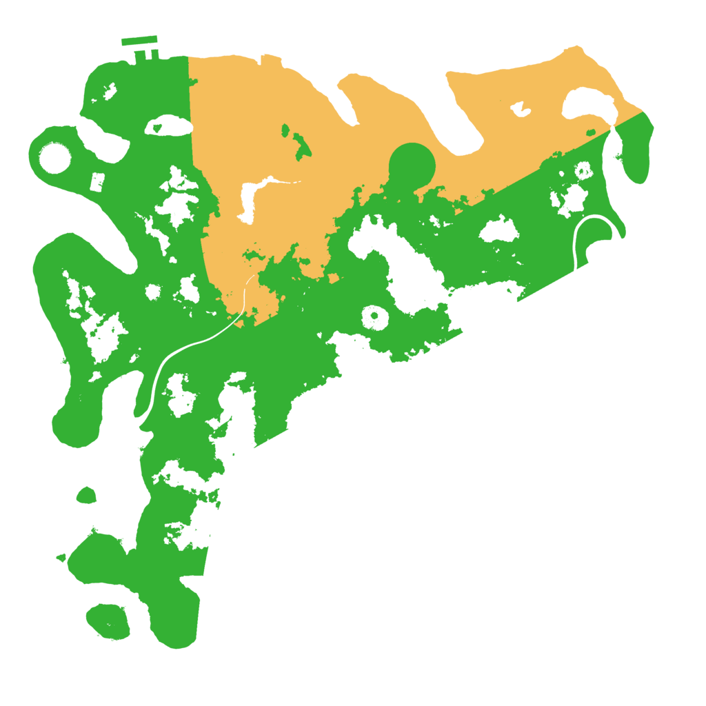 Biome Rust Map: Procedural Map, Size: 4000, Seed: 41022