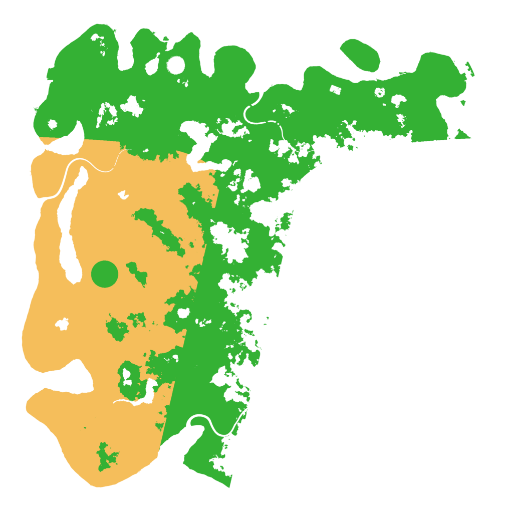 Biome Rust Map: Procedural Map, Size: 5000, Seed: 9971799