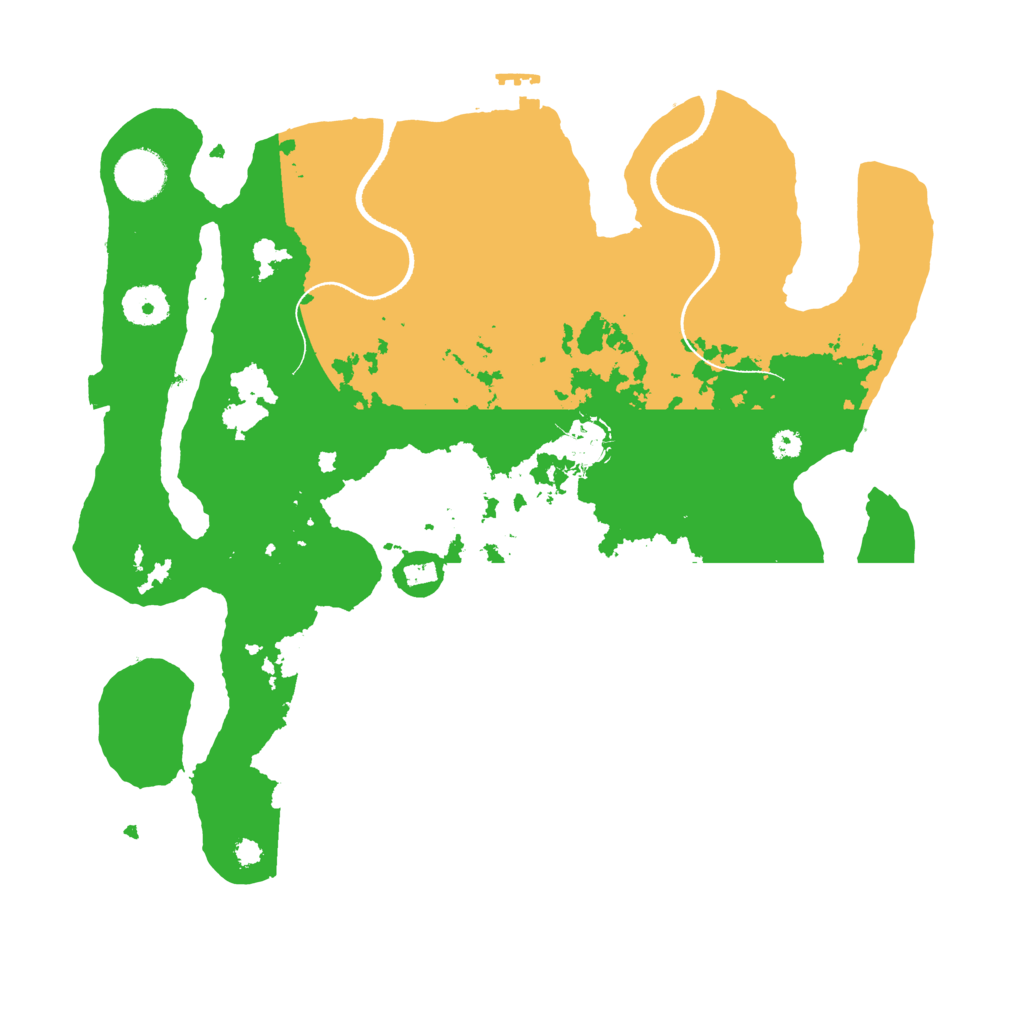 Biome Rust Map: Procedural Map, Size: 3500, Seed: 412424124