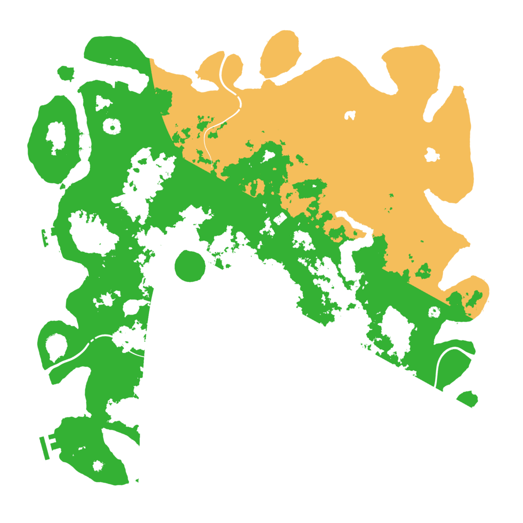 Biome Rust Map: Procedural Map, Size: 4500, Seed: 2108273744