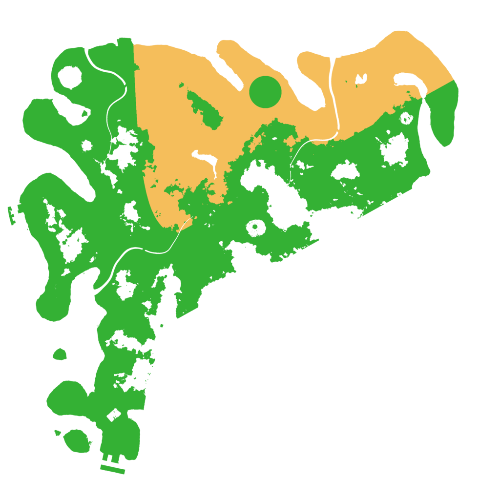 Biome Rust Map: Procedural Map, Size: 4096, Seed: 41022
