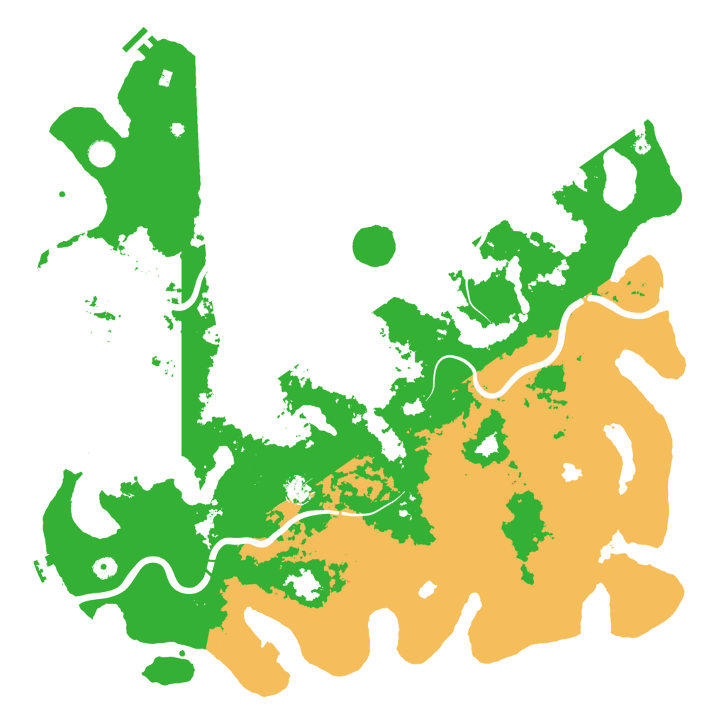 Biome Rust Map: Procedural Map, Size: 4800, Seed: 307637472