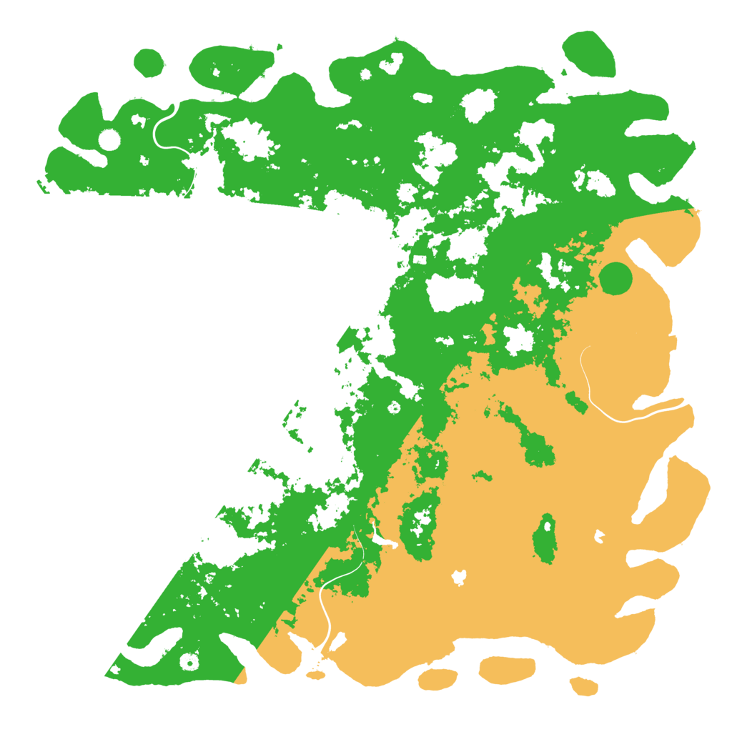 Biome Rust Map: Procedural Map, Size: 5880, Seed: 198