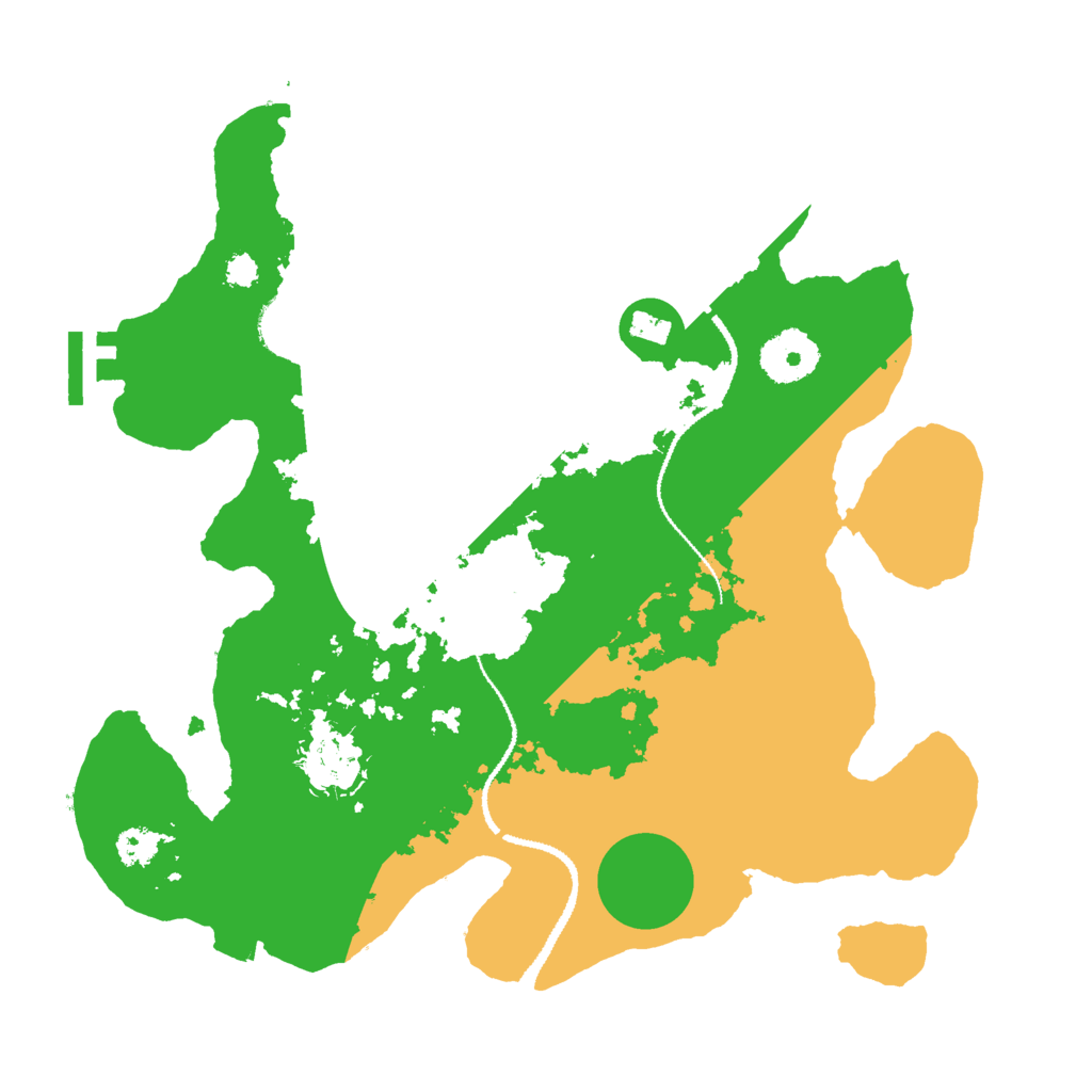 Biome Rust Map: Procedural Map, Size: 3000, Seed: 13502