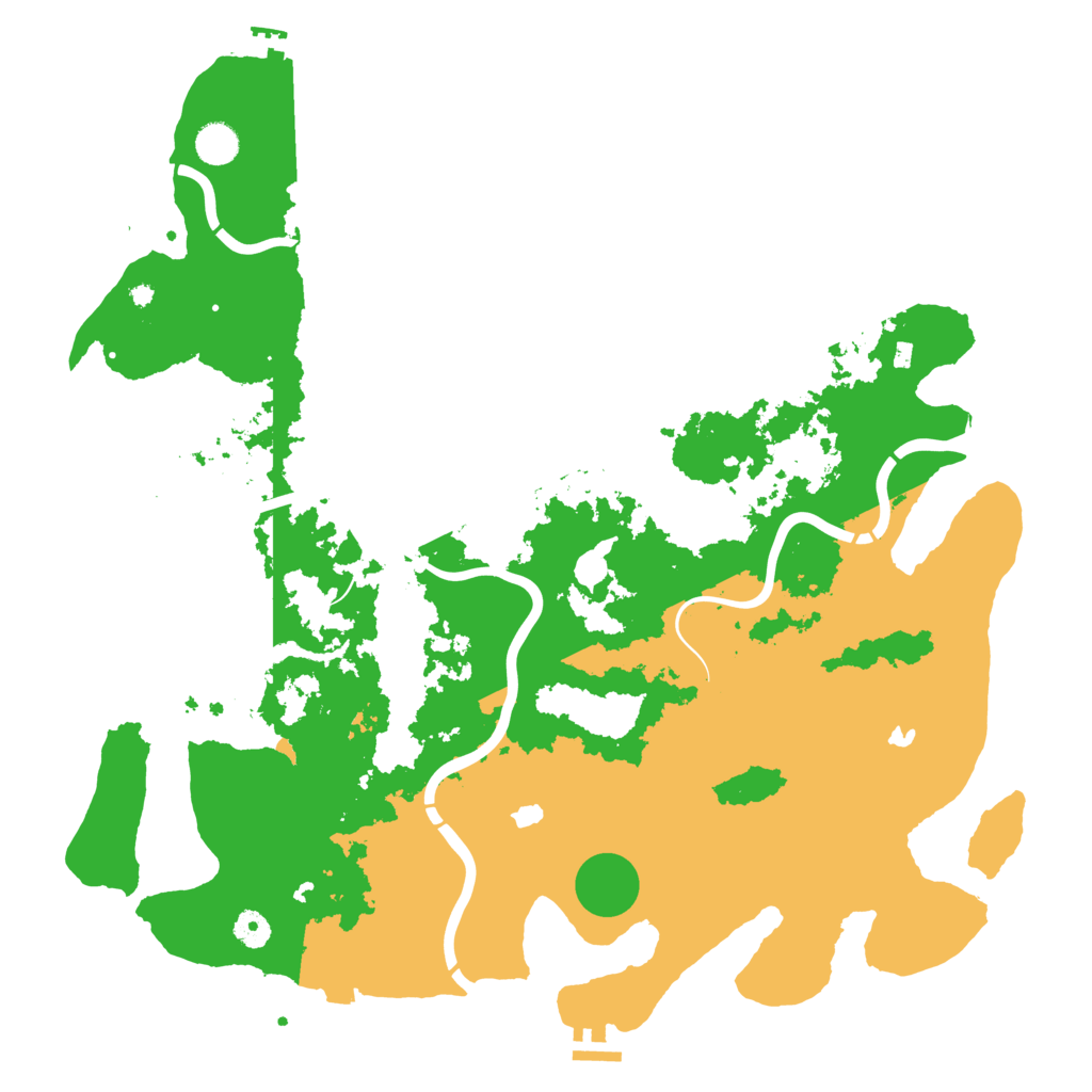 Biome Rust Map: Procedural Map, Size: 4500, Seed: 236346361
