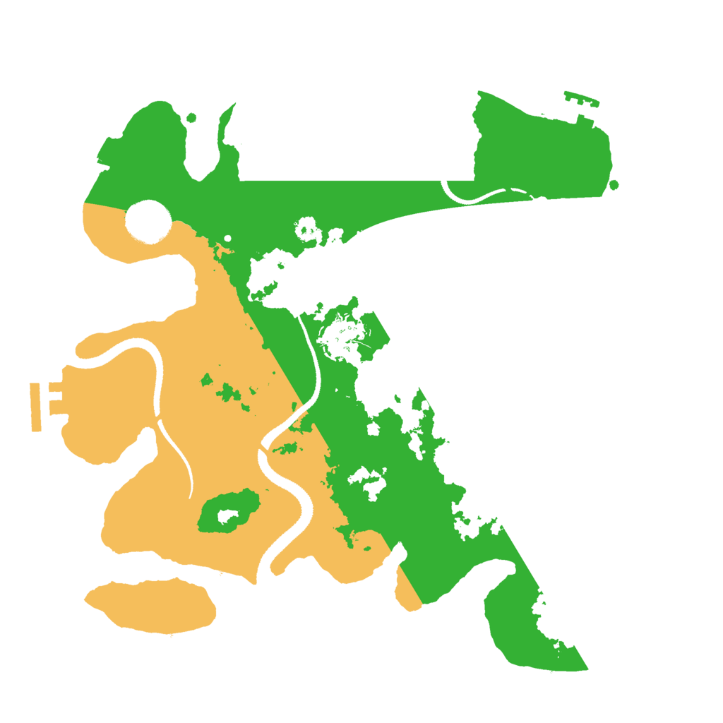 Biome Rust Map: Procedural Map, Size: 3000, Seed: 191992718