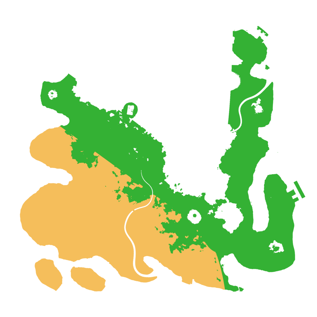 Biome Rust Map: Procedural Map, Size: 3500, Seed: 1876125472