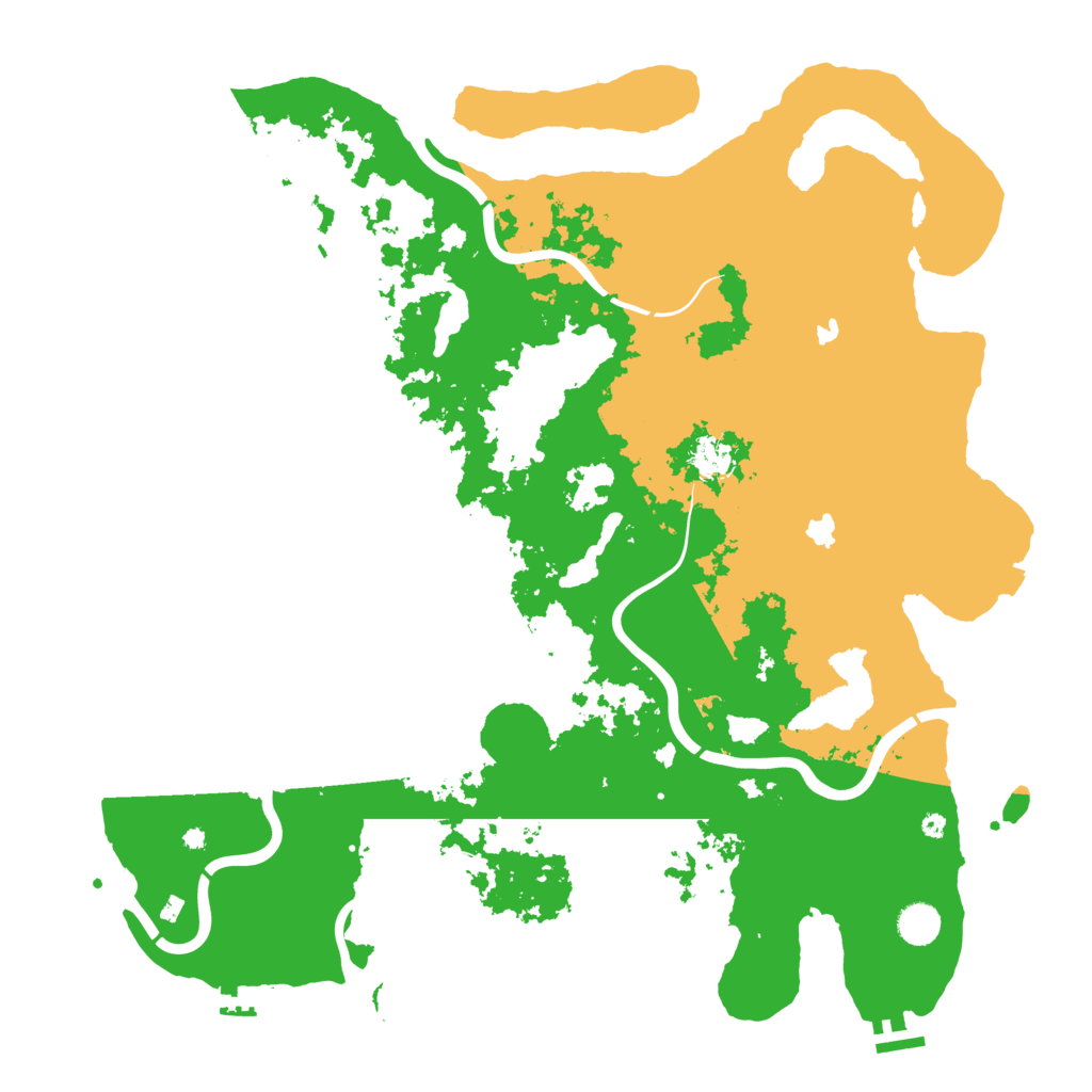 Biome Rust Map: Procedural Map, Size: 4500, Seed: 1938837563