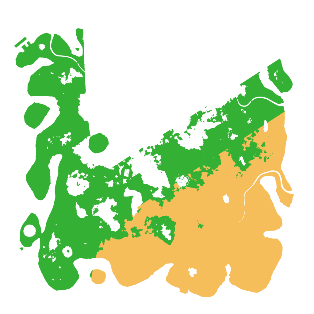 Biome Rust Map: Procedural Map, Size: 4500, Seed: 605190784