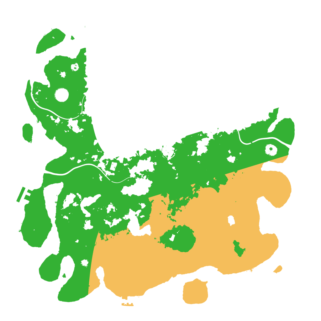 Biome Rust Map: Procedural Map, Size: 4096, Seed: 1945610681