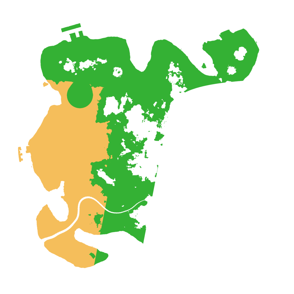 Biome Rust Map: Procedural Map, Size: 3000, Seed: 1635450593