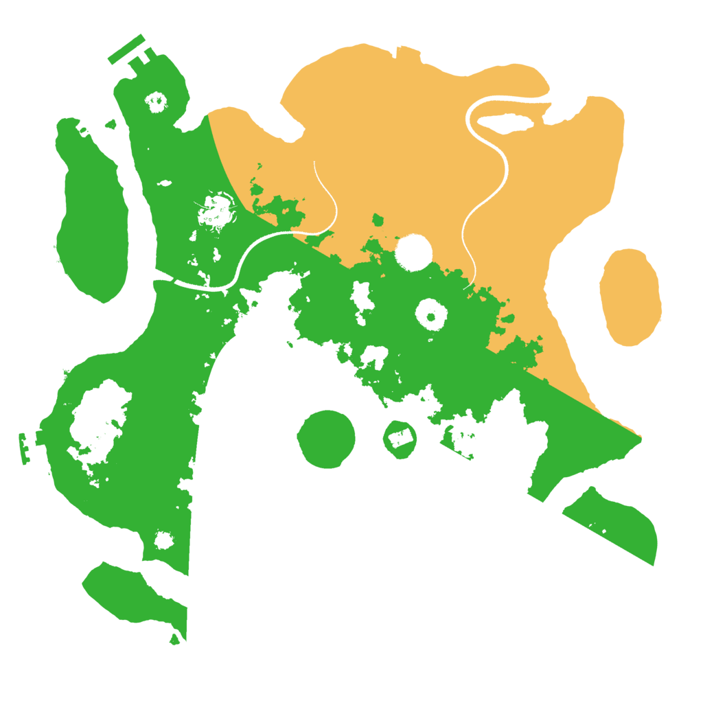 Biome Rust Map: Procedural Map, Size: 3400, Seed: 1117007634