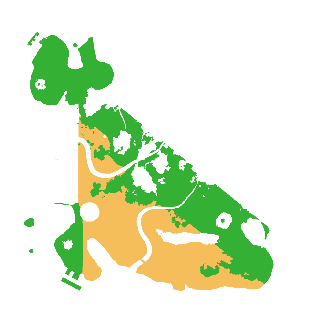 Biome Rust Map: Procedural Map, Size: 3000, Seed: 35025499