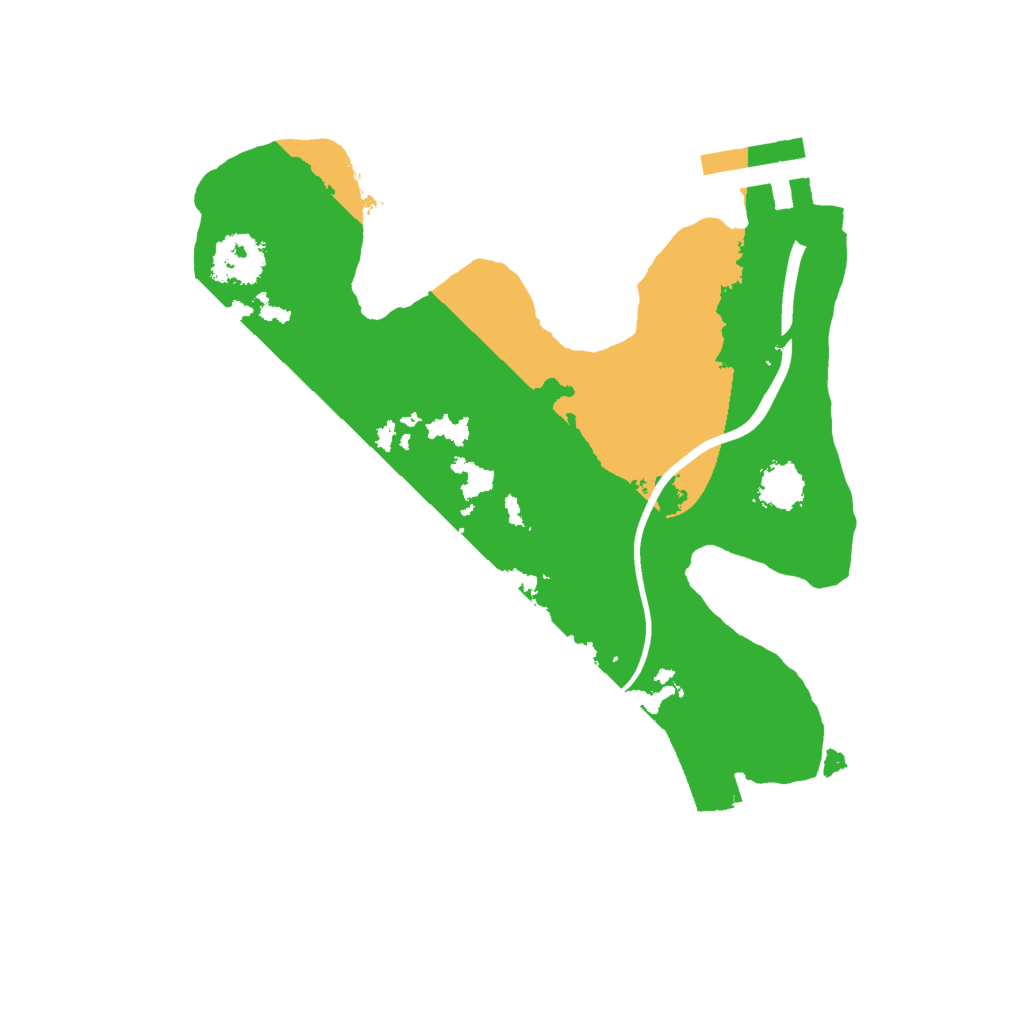 Biome Rust Map: Procedural Map, Size: 2000, Seed: 1447805373