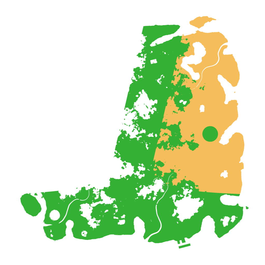 Biome Rust Map: Procedural Map, Size: 4500, Seed: 985353601