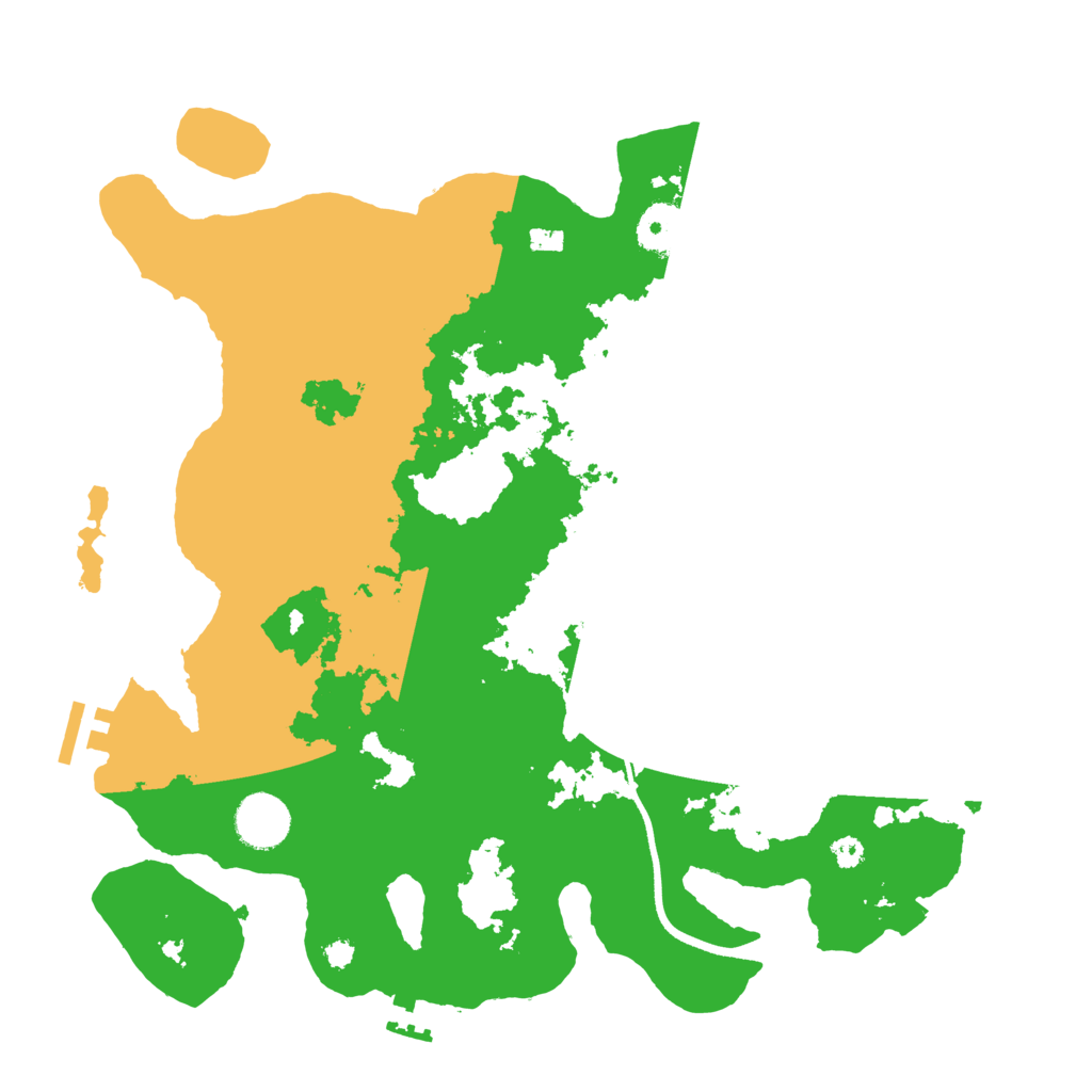 Biome Rust Map: Procedural Map, Size: 3500, Seed: 957578113
