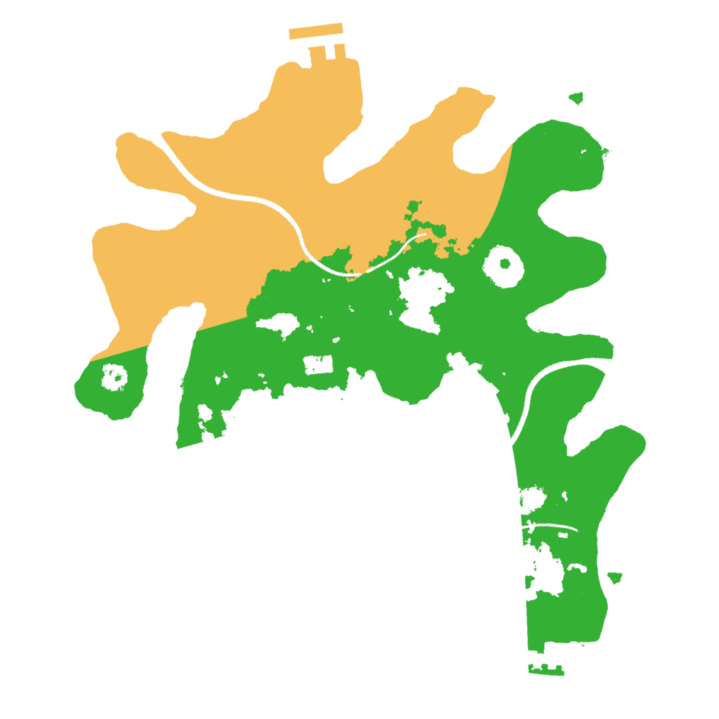 Biome Rust Map: Procedural Map, Size: 2700, Seed: 747624046