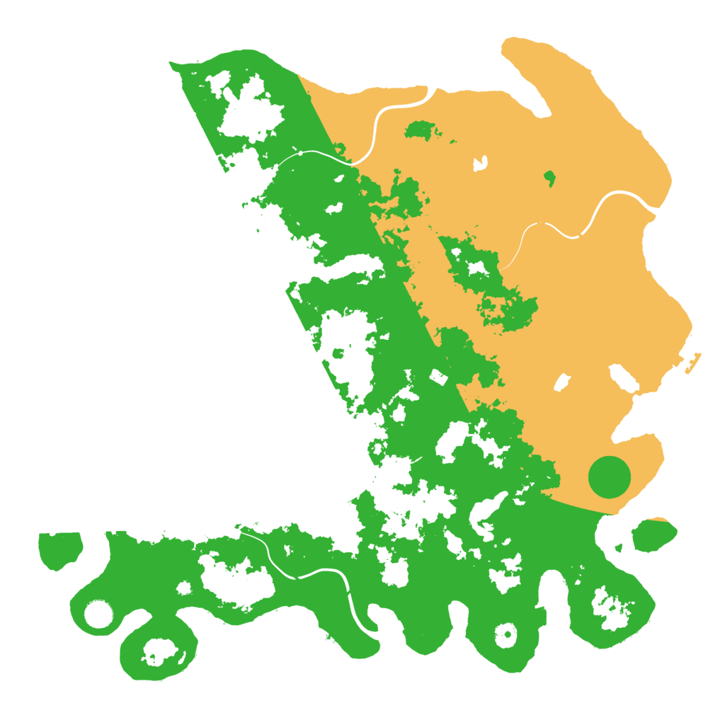 Biome Rust Map: Procedural Map, Size: 4500, Seed: 366954194