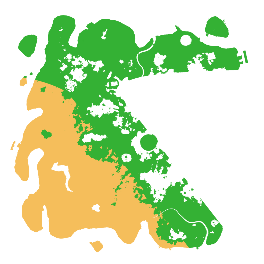 Biome Rust Map: Procedural Map, Size: 4250, Seed: 1846356650