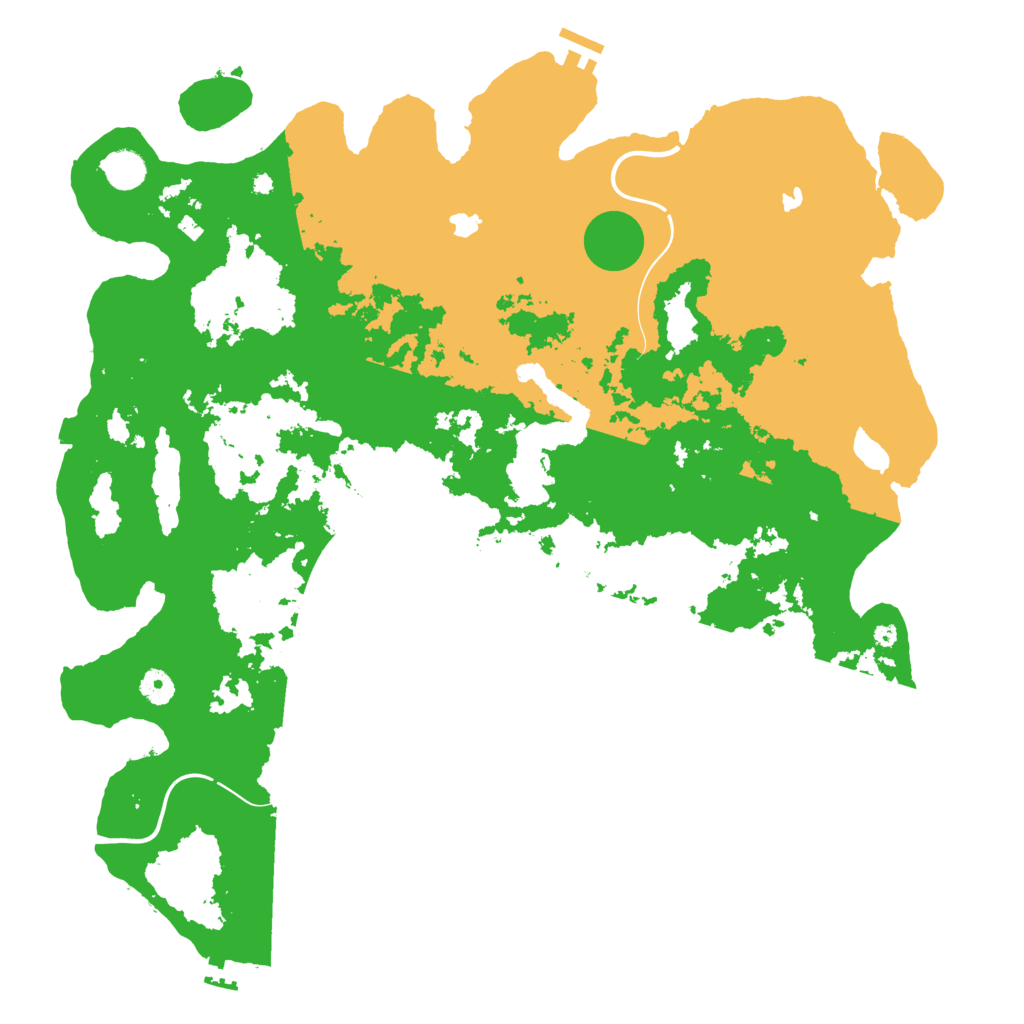 Biome Rust Map: Procedural Map, Size: 4500, Seed: 1536849271