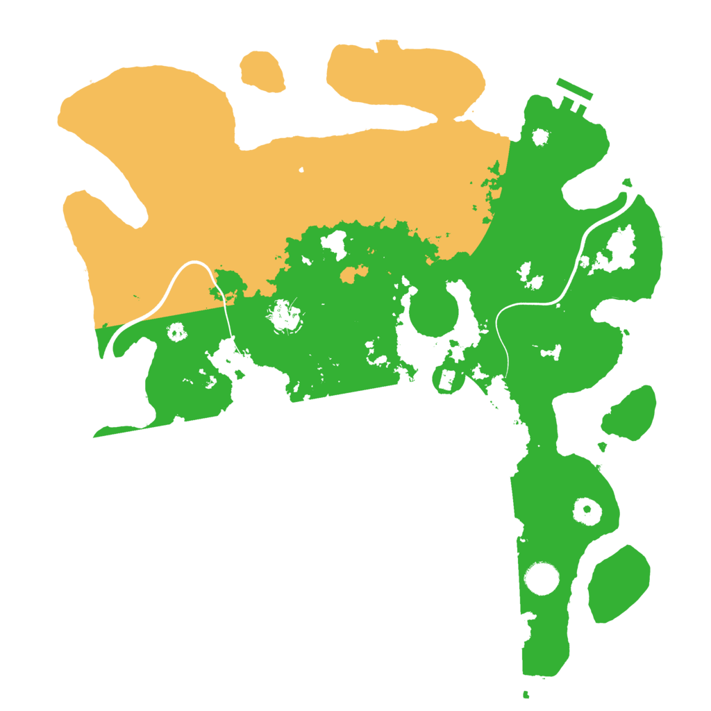 Biome Rust Map: Procedural Map, Size: 3800, Seed: 982