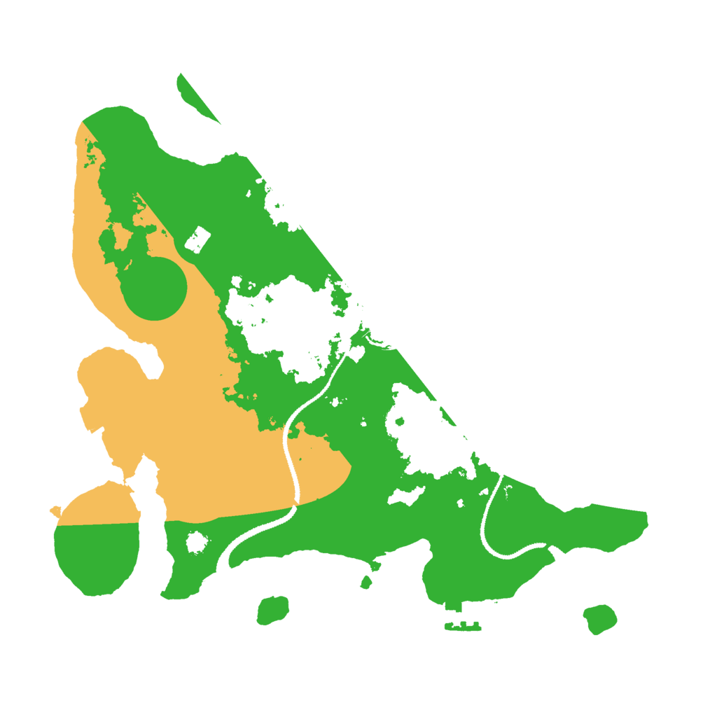 Biome Rust Map: Procedural Map, Size: 3000, Seed: 124142