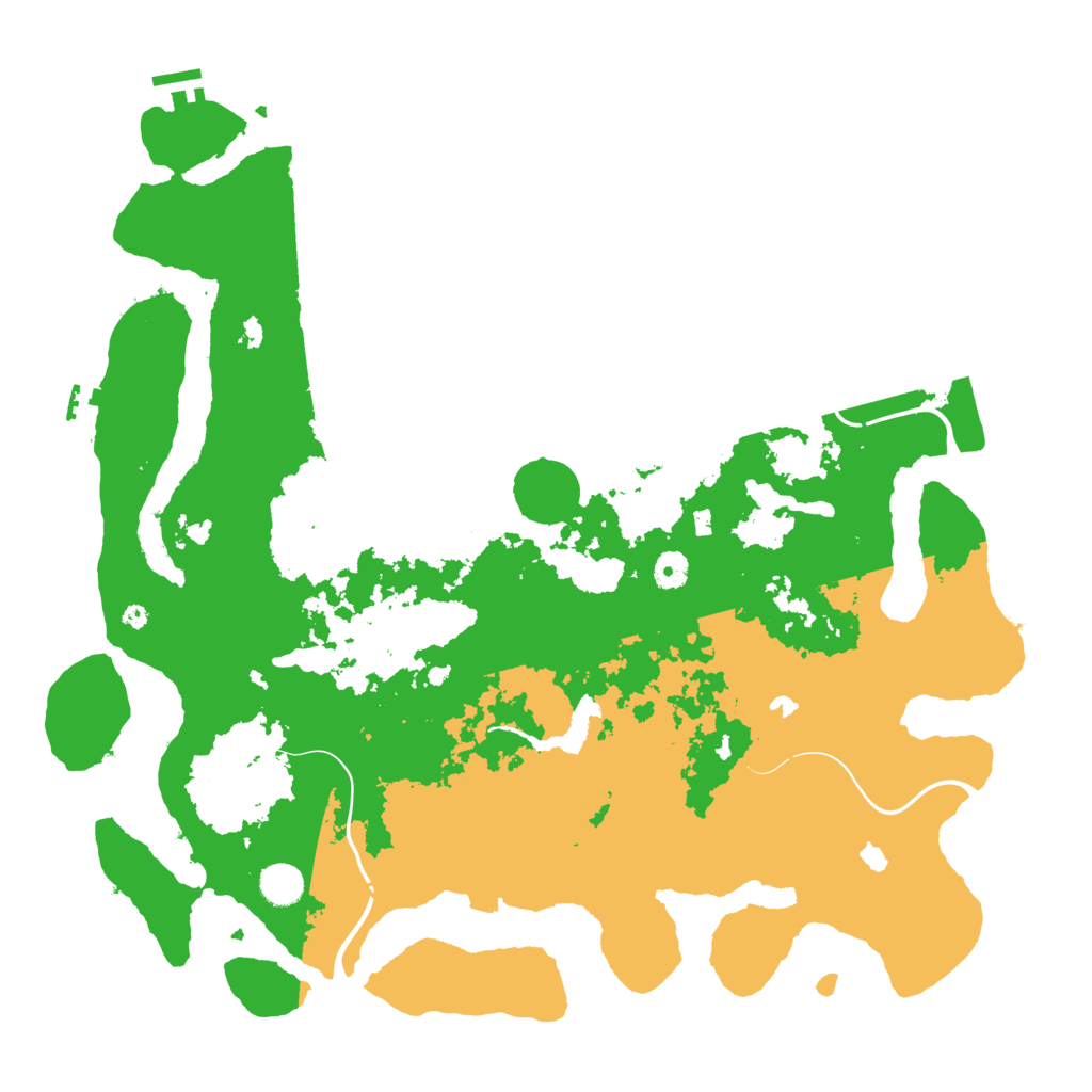 Biome Rust Map: Procedural Map, Size: 4500, Seed: 1024104089