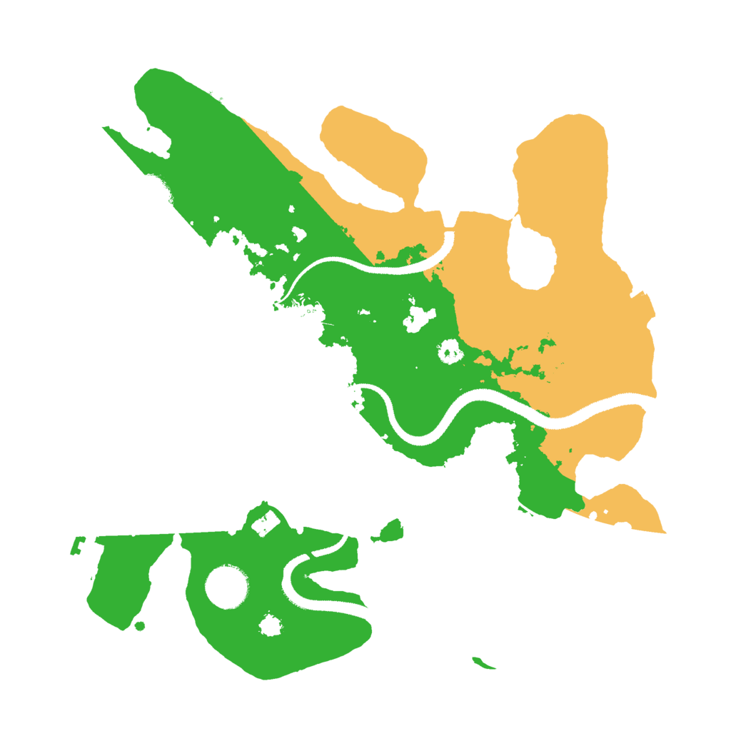 Biome Rust Map: Procedural Map, Size: 3000, Seed: 4241