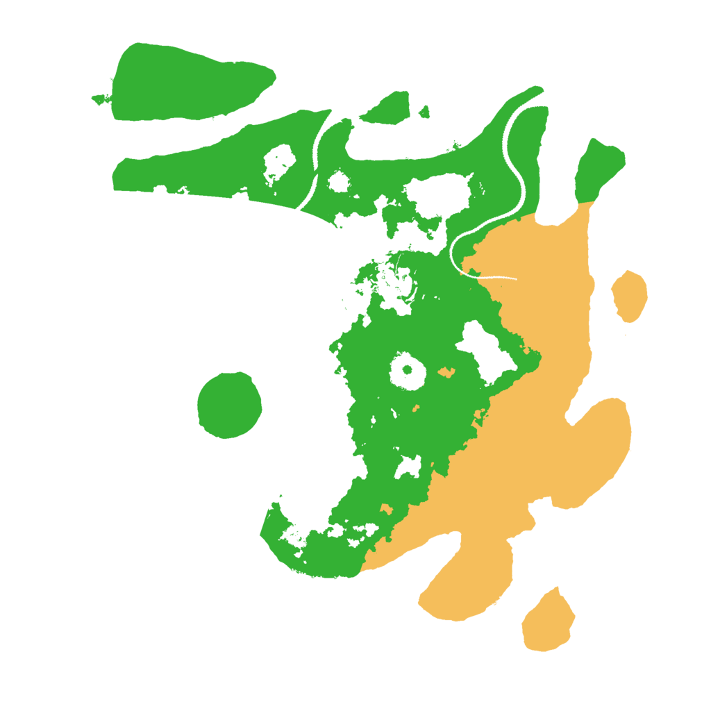 Biome Rust Map: Procedural Map, Size: 3000, Seed: 832979841