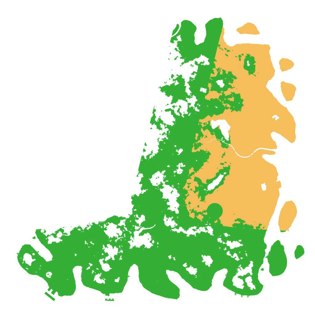 Biome Rust Map: Procedural Map, Size: 5250, Seed: 1485520498