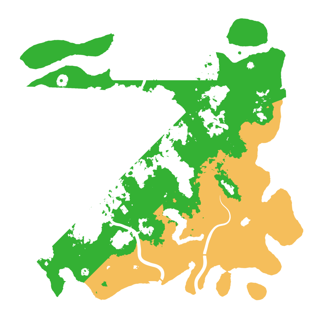 Biome Rust Map: Procedural Map, Size: 4074, Seed: 974080807