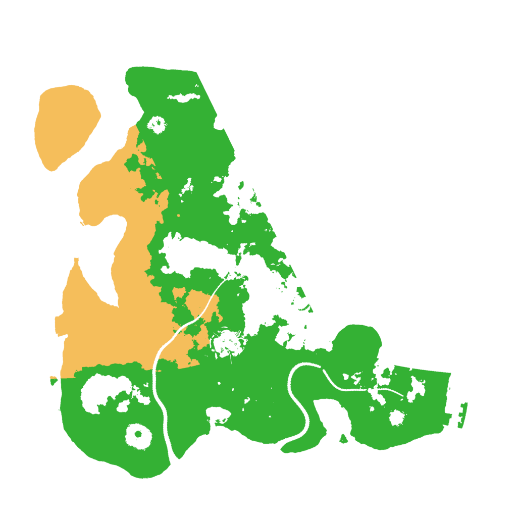 Biome Rust Map: Procedural Map, Size: 3000, Seed: 1911838304