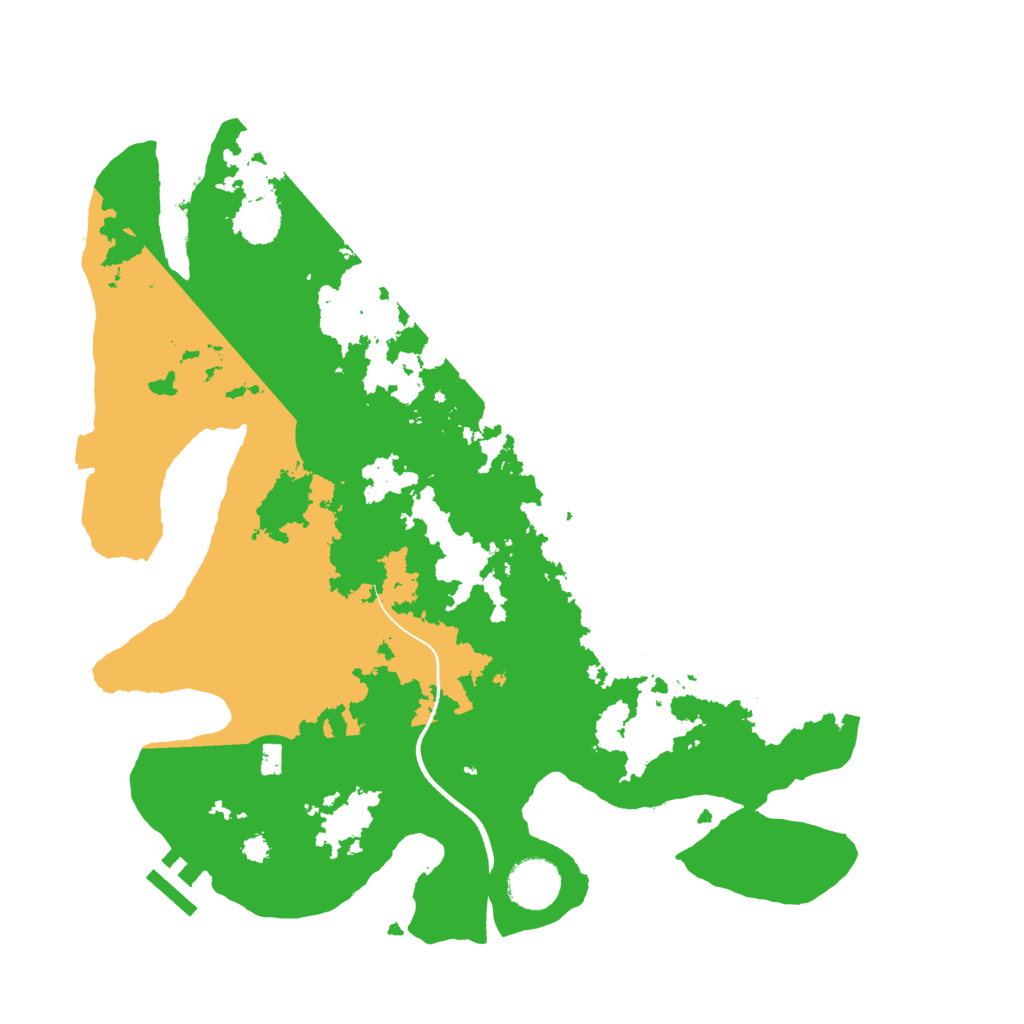 Biome Rust Map: Procedural Map, Size: 3500, Seed: 1488111983