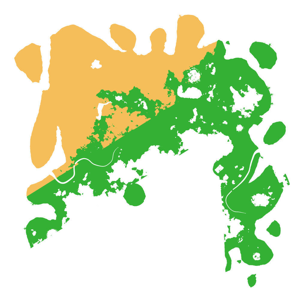 Biome Rust Map: Procedural Map, Size: 4000, Seed: 703087649