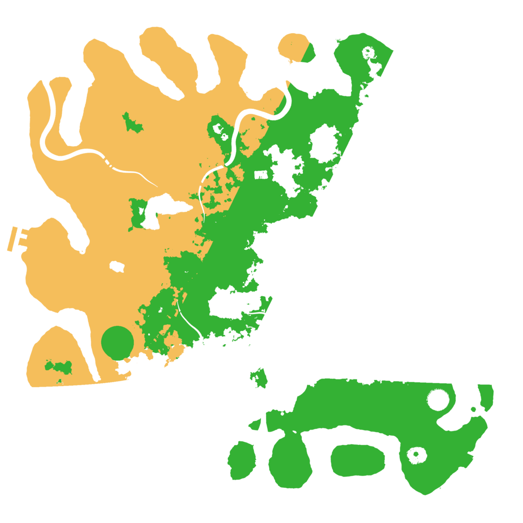 Biome Rust Map: Procedural Map, Size: 4250, Seed: 670522808
