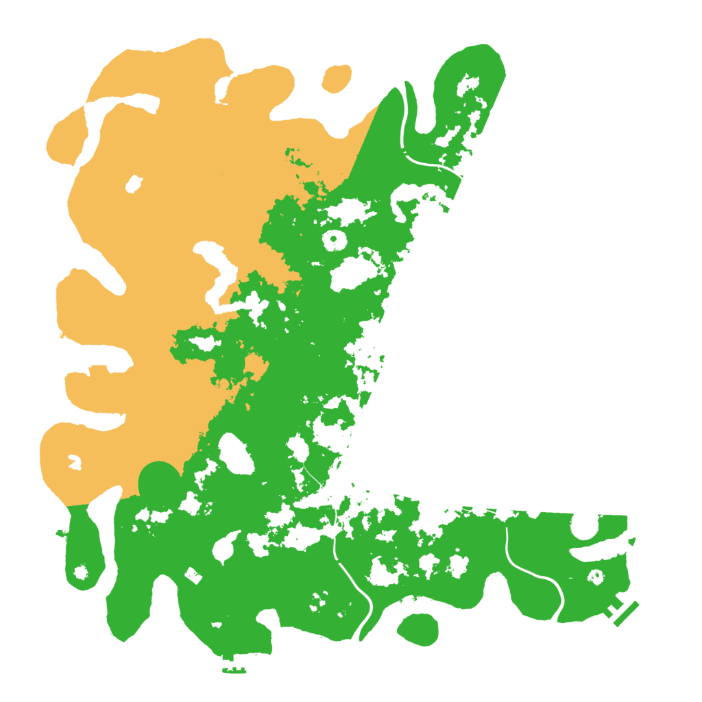 Biome Rust Map: Procedural Map, Size: 4500, Seed: 552094976