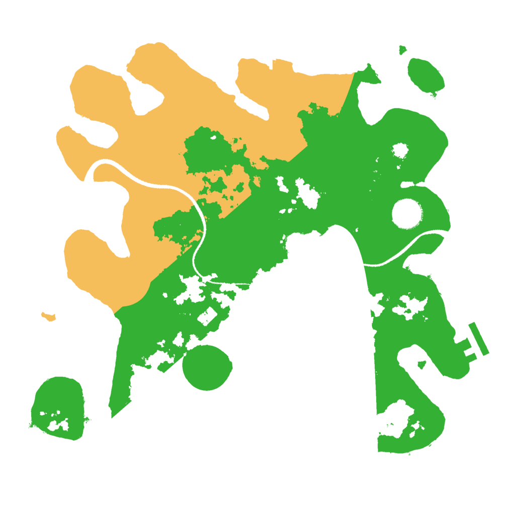 Biome Rust Map: Procedural Map, Size: 3000, Seed: 861550120