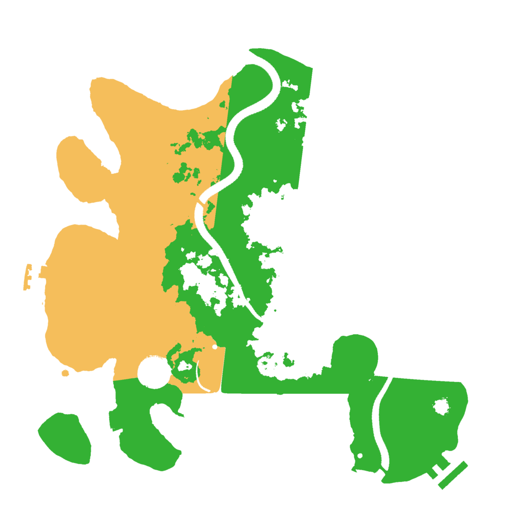 Biome Rust Map: Procedural Map, Size: 3000, Seed: 1334896102