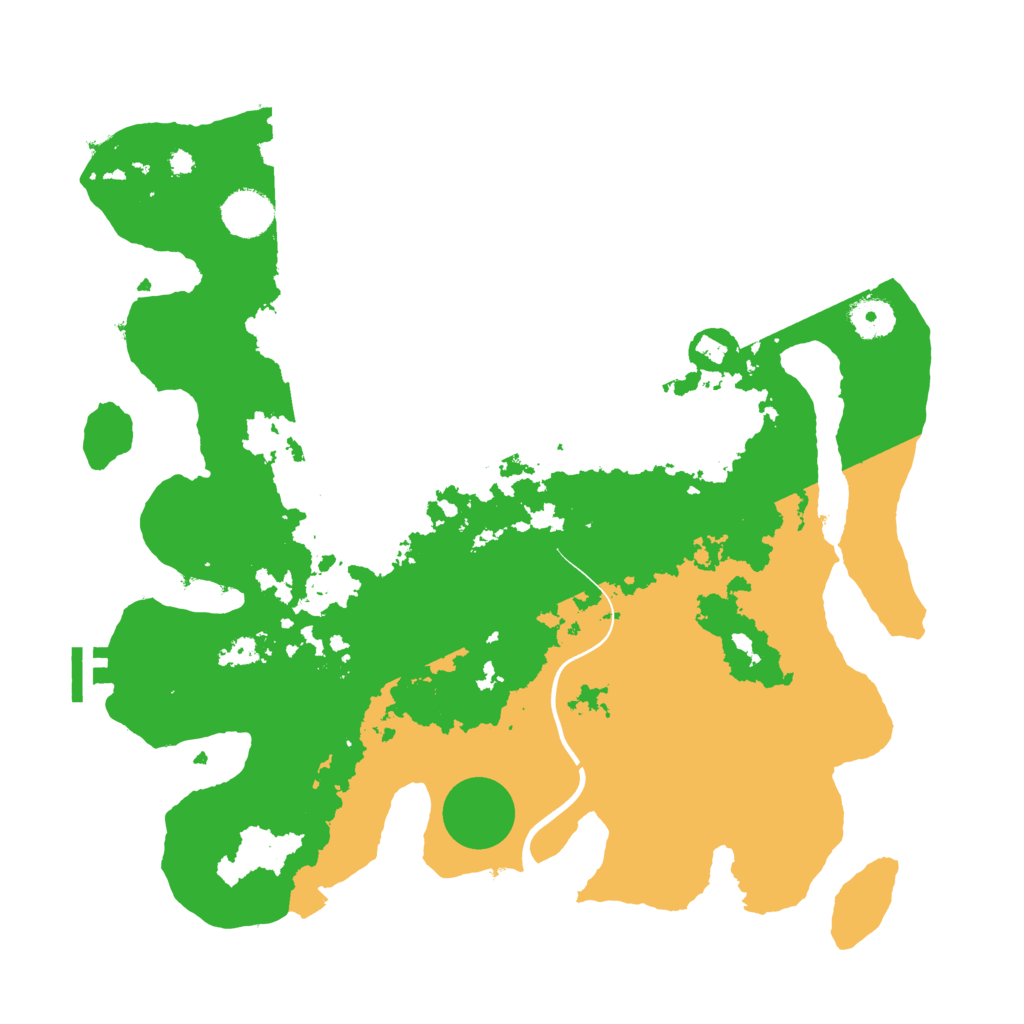 Biome Rust Map: Procedural Map, Size: 3750, Seed: 539331742