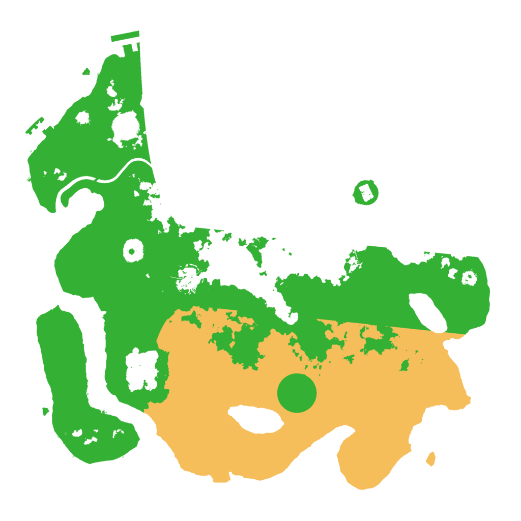 Biome Rust Map: Procedural Map, Size: 3500, Seed: 1536551420