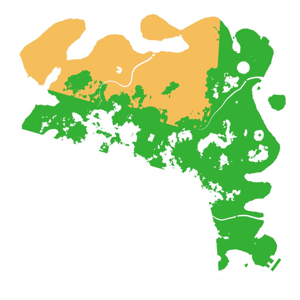 Biome Rust Map: Procedural Map, Size: 4250, Seed: 145653495