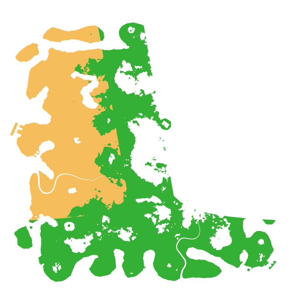 Biome Rust Map: Procedural Map, Size: 4500, Seed: 620590495