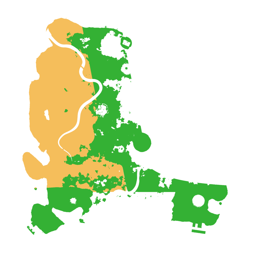 Biome Rust Map: Procedural Map, Size: 3750, Seed: 602205