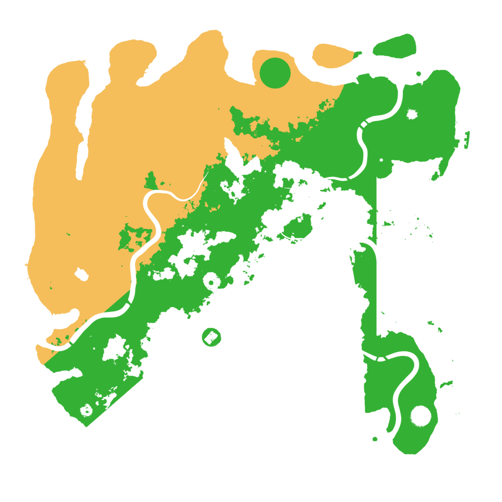 Biome Rust Map: Procedural Map, Size: 4300, Seed: 2066869353