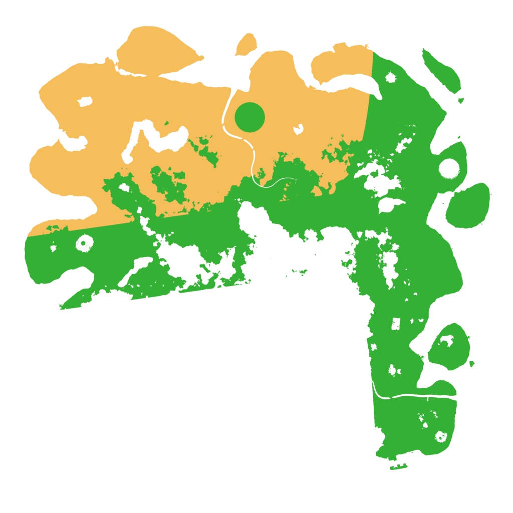 Biome Rust Map: Procedural Map, Size: 4500, Seed: 126390731