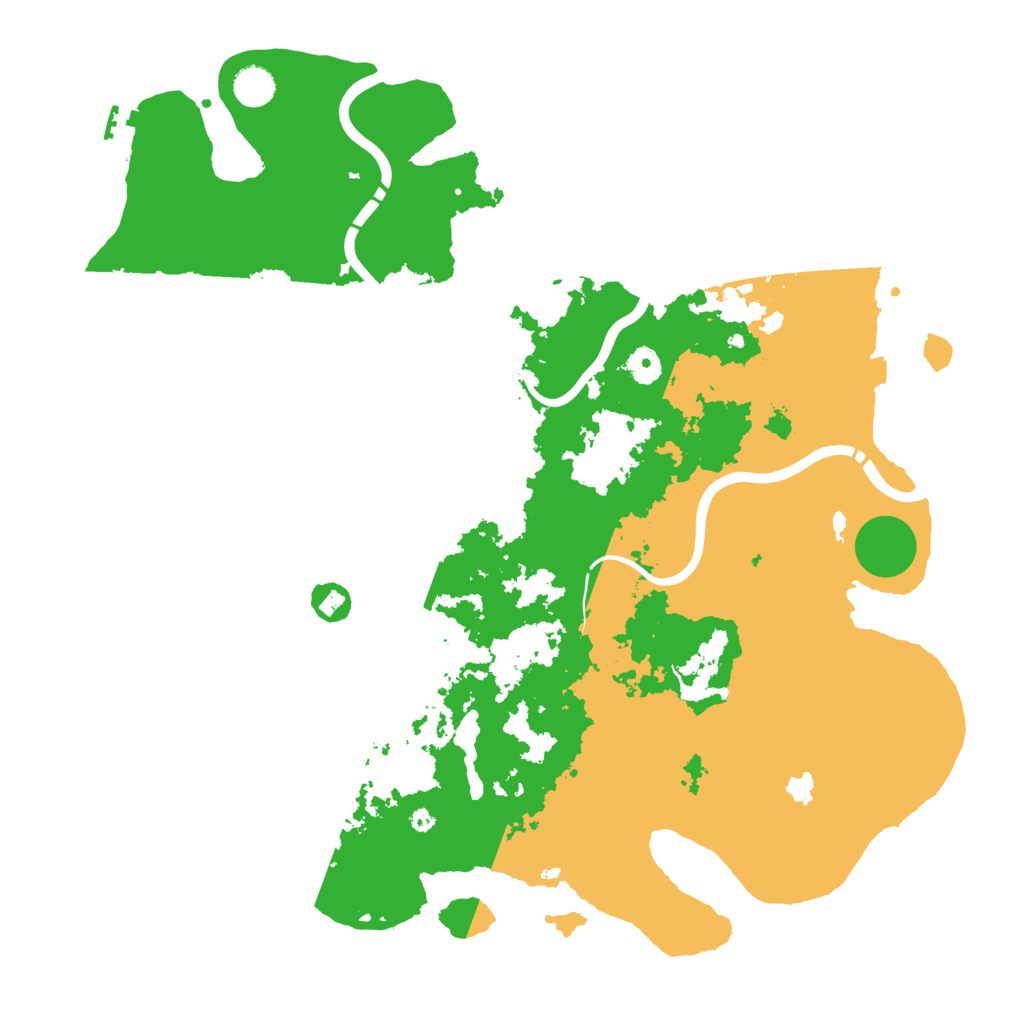Biome Rust Map: Procedural Map, Size: 4400, Seed: 1418106697