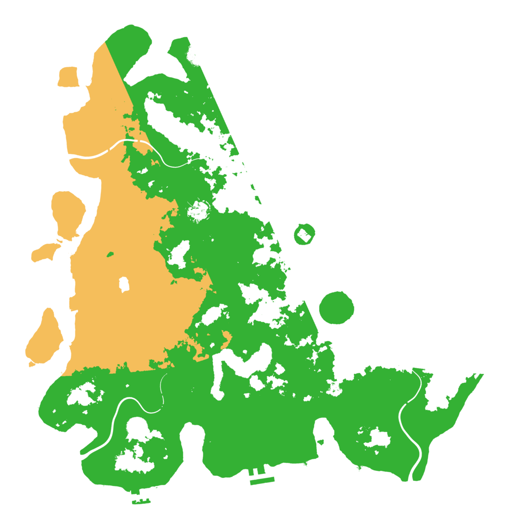 Biome Rust Map: Procedural Map, Size: 4250, Seed: 295747456
