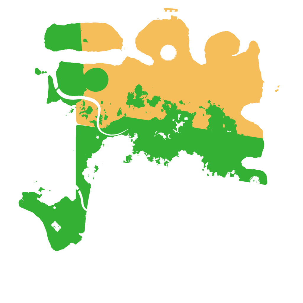 Biome Rust Map: Procedural Map, Size: 3380, Seed: 1489761254