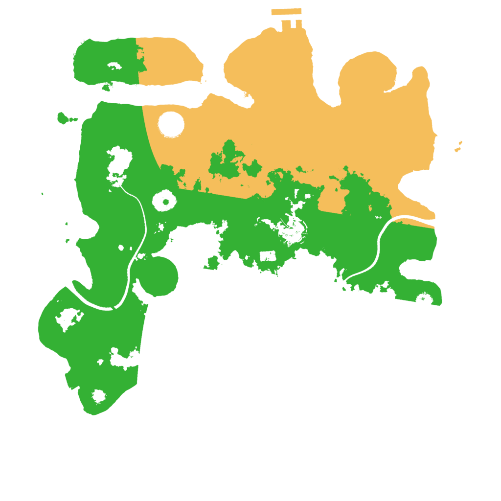 Biome Rust Map: Procedural Map, Size: 3380, Seed: 1489761254