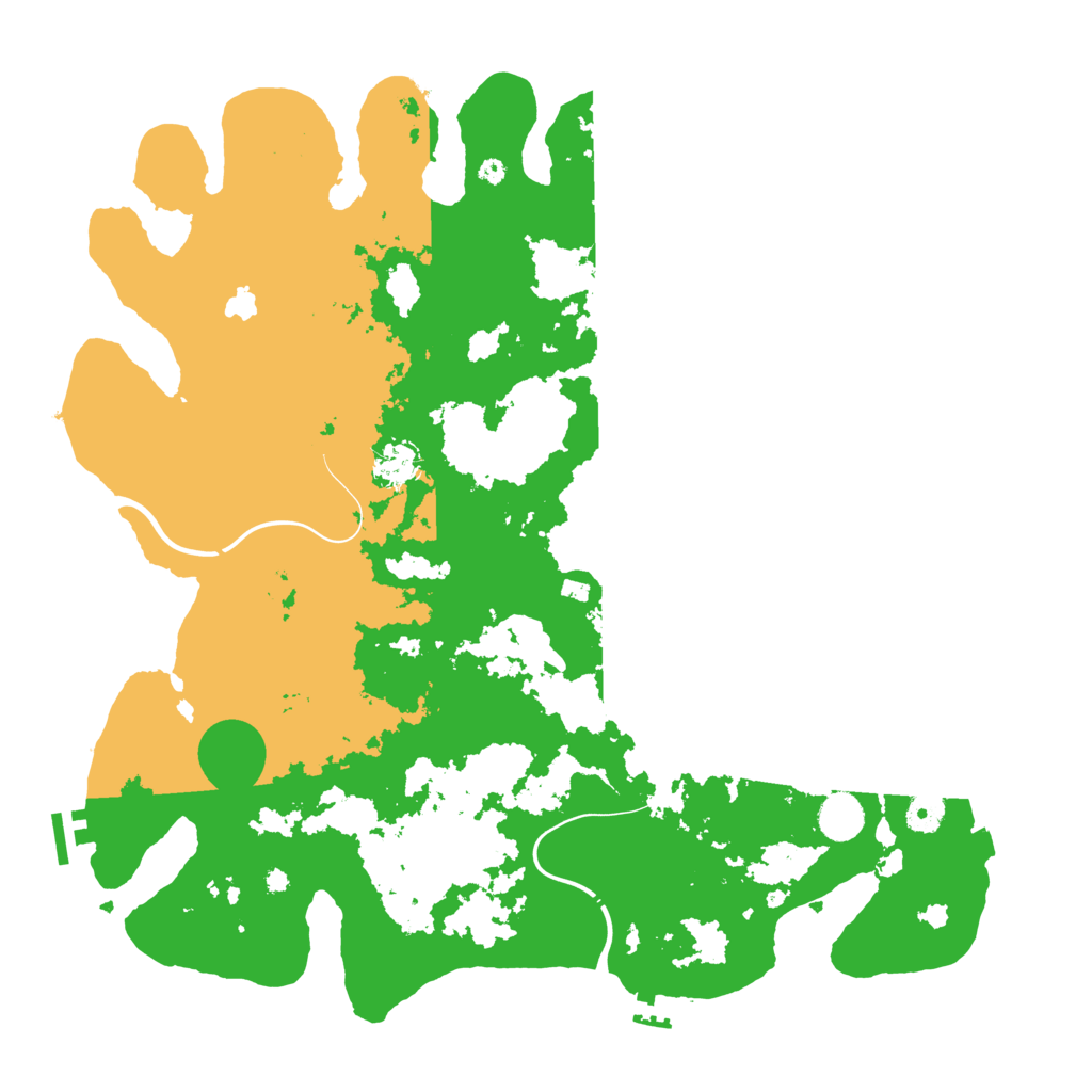 Biome Rust Map: Procedural Map, Size: 4250, Seed: 269516258